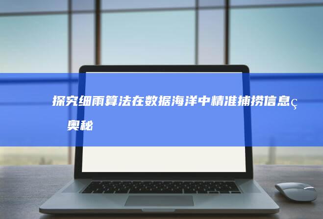 探究细雨算法：在数据海洋中精准捕捞信息的奥秘